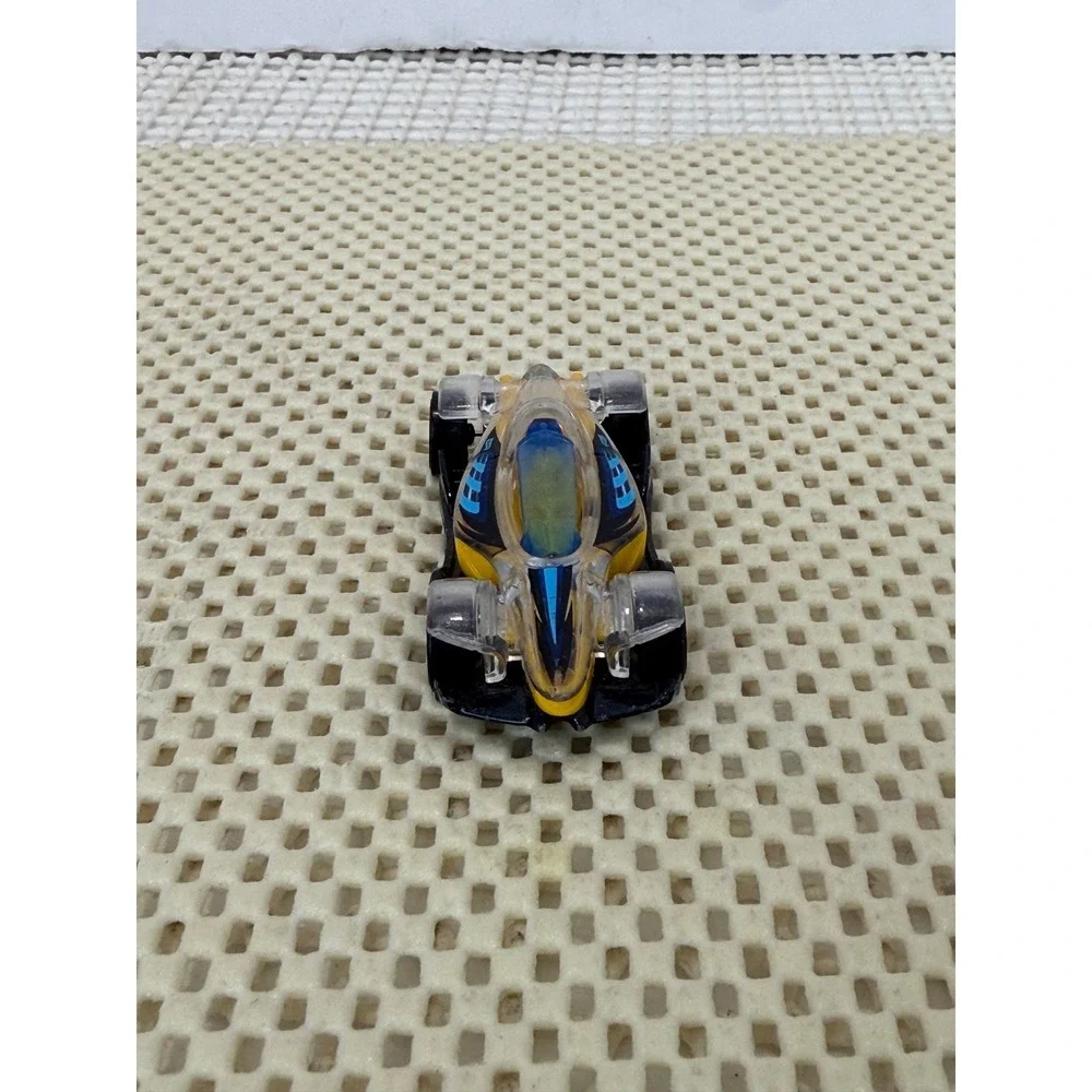 Hot Wheels Iridium X-Raycers Yellow Translucent‎ Die-Cast Race Car J02 Thailand